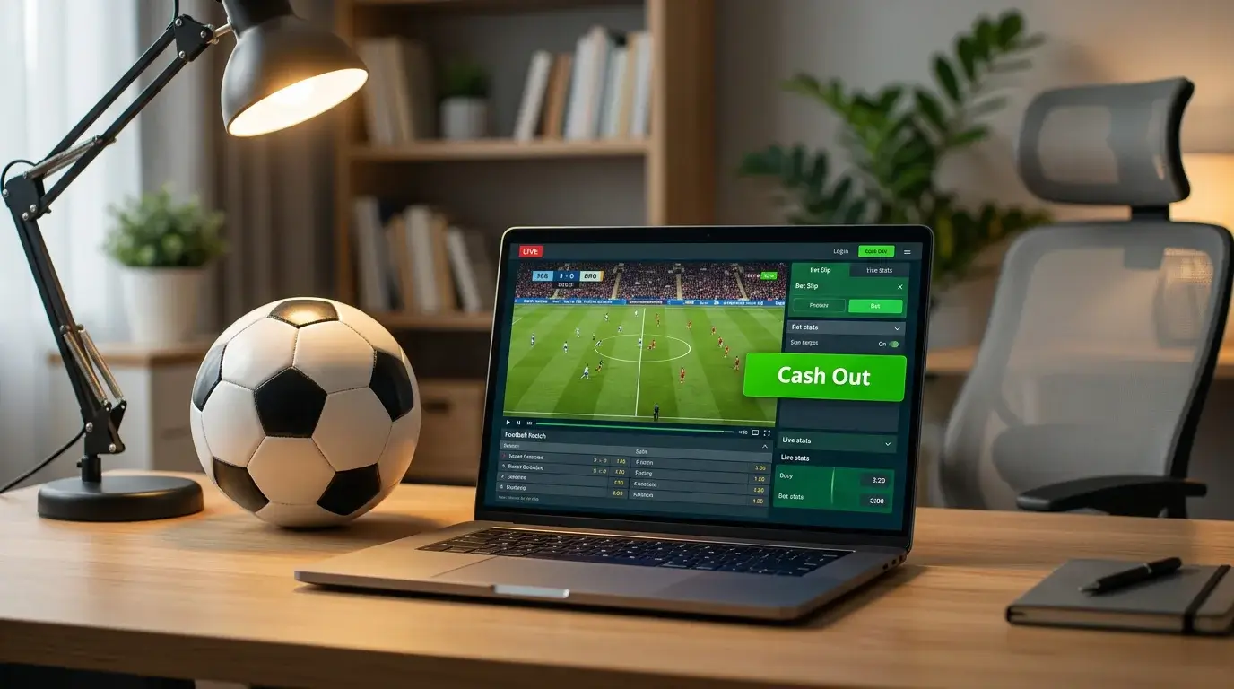 Funcionalidade de cash out em apostas ao vivo